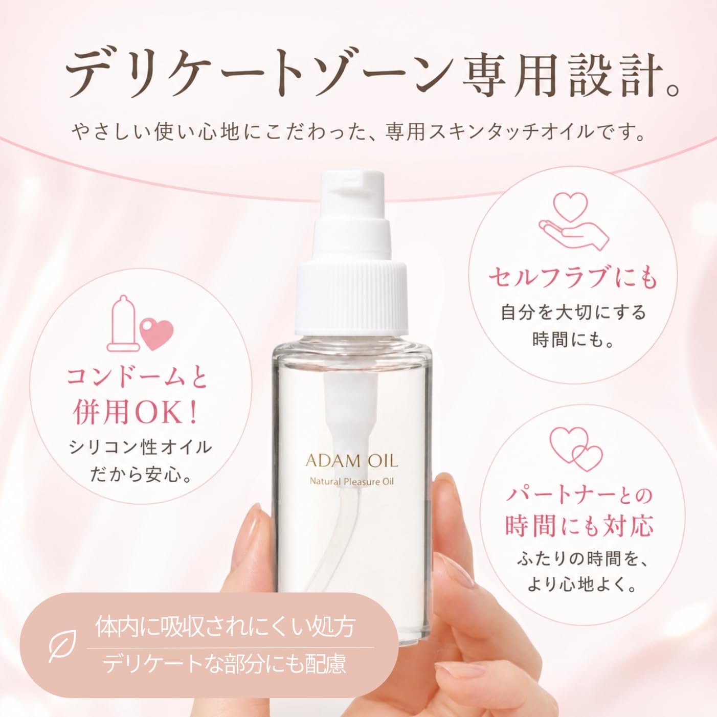 Amazon | アダムオイル 60ml 男性用 女性用 カップル用 メイクラブ専用